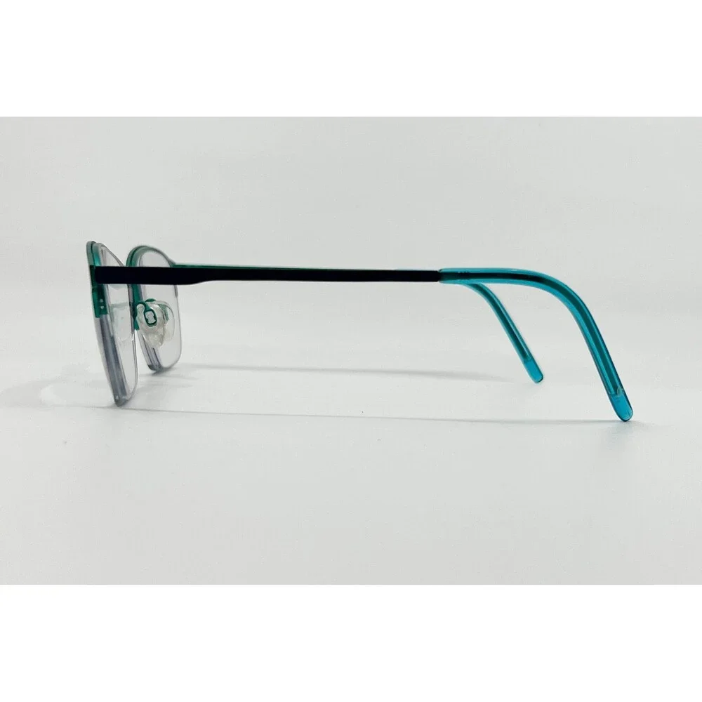 Hard Candy Eyeglasses Womens Teal HC264 Tealriffic Semi-Rimless 54-18-140